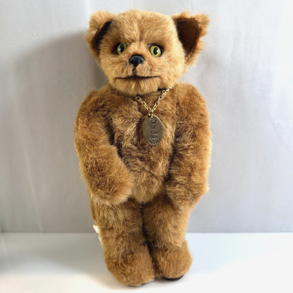 Vintage Little Folk Stuffed Bear Tiverton Devon G. McBride 1982 12 inch Teddy